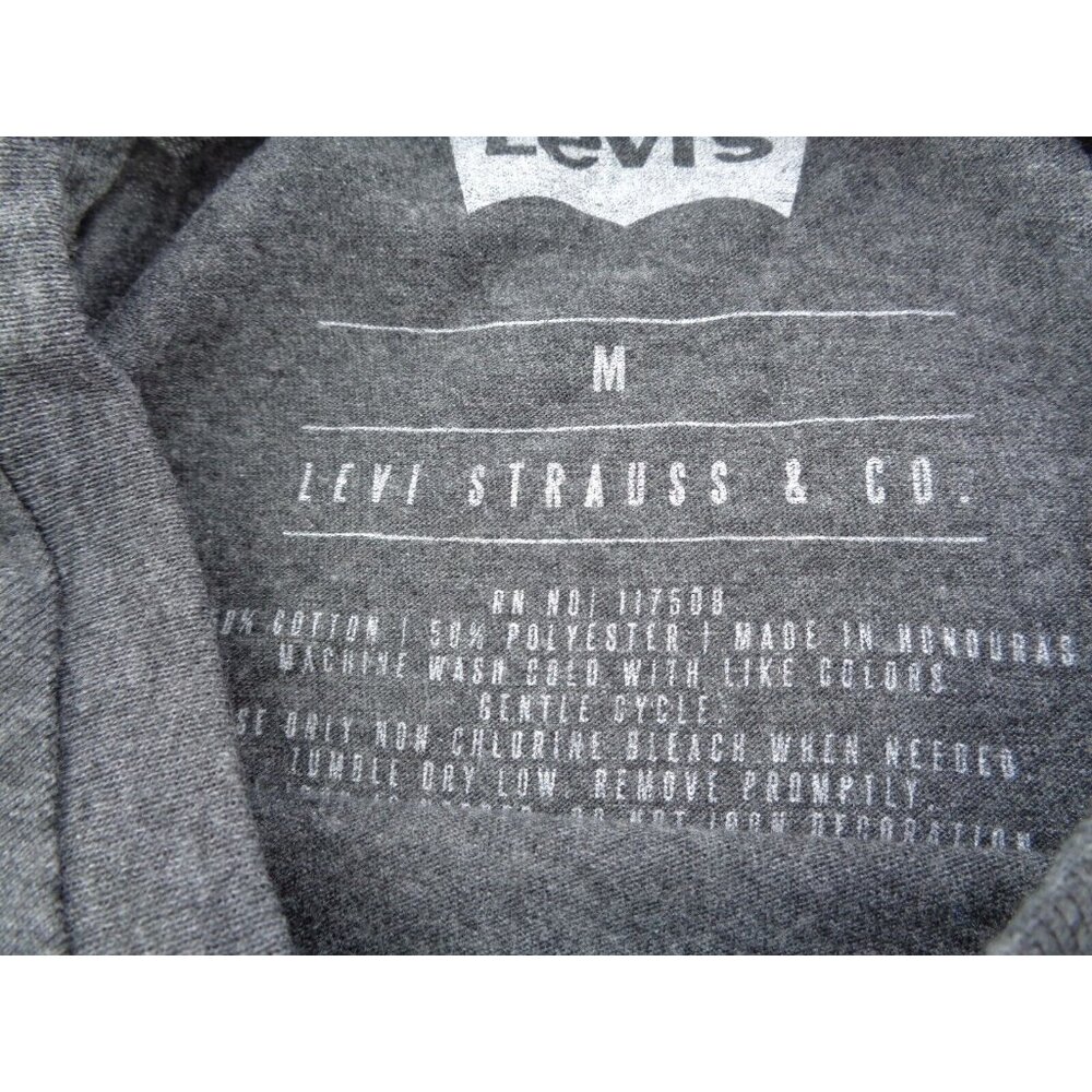 Levi's Men's Camo Batwing Logo-Print T-Shirt - Bennet Camo Graphite Gray size M - Picture 4 of 8